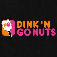 Dink'n Go Nuts Pickleball Paddle TShirt Ladies PosiCharge Tri-Blend Wicking Tank