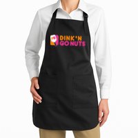Dink'n Go Nuts Pickleball Paddle TShirt Apron