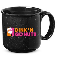 Dink'n Go Nuts Pickleball Paddle TShirt 15oz Campfire Ceramic Mug