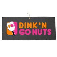 Dink'n Go Nuts Pickleball Paddle TShirt Large Microfiber Waffle Golf Towel