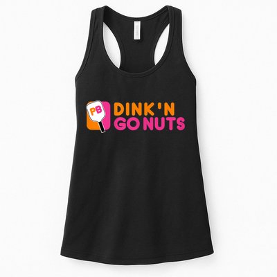 Dink'n Go Nuts Pickleball Paddle TShirt Womens Tank Top