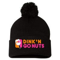 Dink'n Go Nuts Pickleball Paddle TShirt Pom Pom 12in Knit Beanie