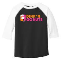 Dink'n Go Nuts Pickleball Paddle TShirt Toddler Fine Jersey T-Shirt