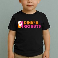Dink'n Go Nuts Pickleball Paddle TShirt Toddler T-Shirt