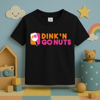 Dink'n Go Nuts Pickleball Paddle TShirt Toddler T-Shirt