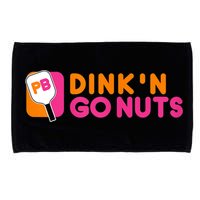 Dink'n Go Nuts Pickleball Paddle TShirt Microfiber Hand Towel