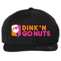 Dink'n Go Nuts Pickleball Paddle TShirt Wool Snapback Cap