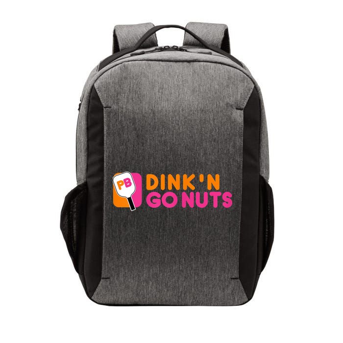 Dink'n Go Nuts Pickleball Paddle TShirt Vector Backpack