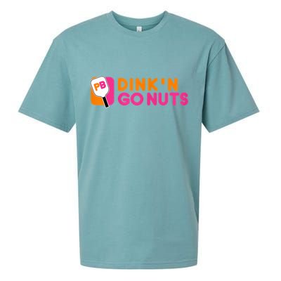 Dink'n Go Nuts Pickleball Paddle TShirt Sueded Cloud Jersey T-Shirt