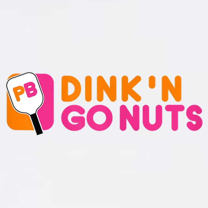 Dink'n Go Nuts Pickleball Paddle TShirt Garment-Dyed Sweatshirt