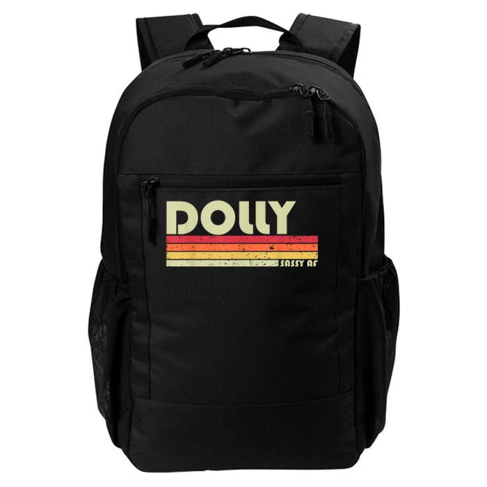 DOLLY Gift Name Personalized Retro Vintage 80s 90s Birthday Vintage Retro 80s 90s Country Music Daily Commute Backpack