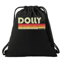 DOLLY Gift Name Personalized Retro Vintage 80s 90s Birthday Vintage Retro 80s 90s Country Music Drawstring Bag