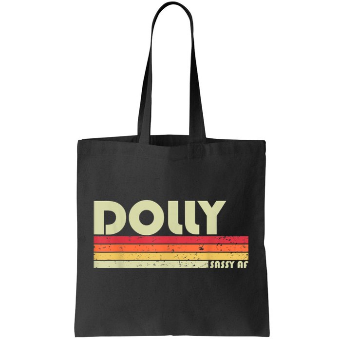 DOLLY Gift Name Personalized Retro Vintage 80s 90s Birthday Vintage Retro 80s 90s Country Music Tote Bag