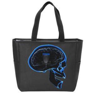 Disc Golf On My Mind Funny Disc Golf Zip Tote Bag