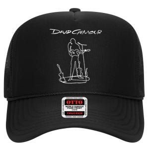 D.A.V.I.D G.I.L.M.O.U.R On An Island Lineart High Crown Mesh Back Trucker Hat