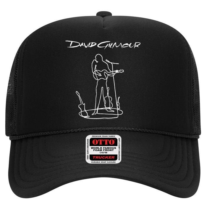 D.A.V.I.D G.I.L.M.O.U.R On An Island Lineart High Crown Mesh Back Trucker Hat