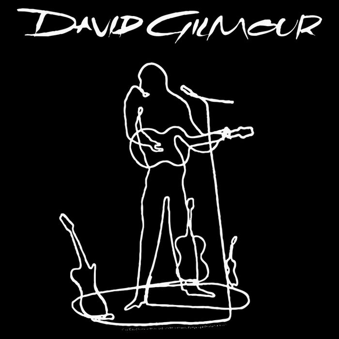 D.A.V.I.D G.I.L.M.O.U.R On An Island Lineart Drawstring Bag
