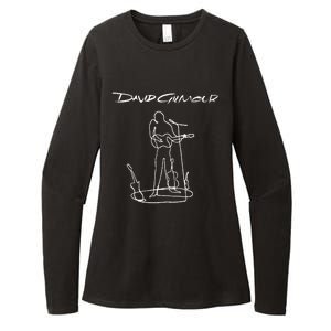 D.A.V.I.D G.I.L.M.O.U.R On An Island Lineart Womens CVC Long Sleeve Shirt