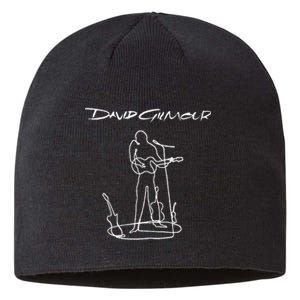 D.A.V.I.D G.I.L.M.O.U.R On An Island Lineart Sustainable Beanie