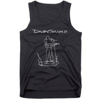 D.A.V.I.D G.I.L.M.O.U.R On An Island Lineart Tank Top