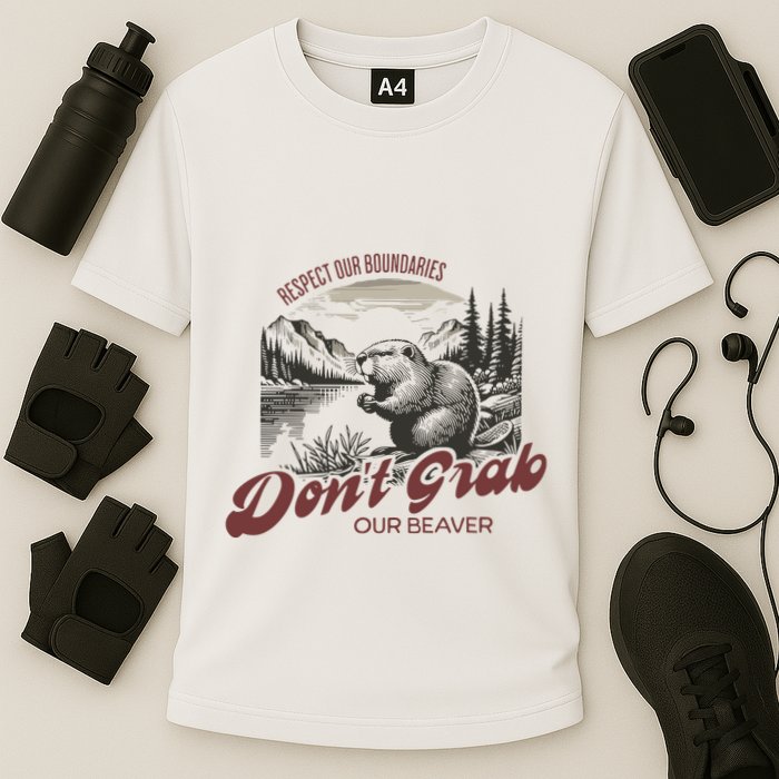DonT Grab Our Beaver Respect Our Boundaries Performance Shirt
