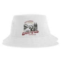 DonT Grab Our Beaver Respect Our Boundaries Sustainable Bucket Hat