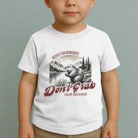 DonT Grab Our Beaver Respect Our Boundaries Toddler T-Shirt