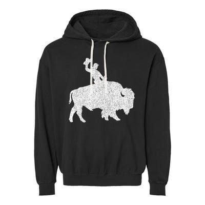 Distressed Guy On A Buffalo Garment-Dyed Fleece Hoodie