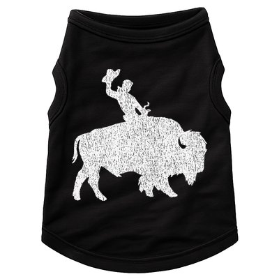 Distressed Guy On A Buffalo Doggie Tank