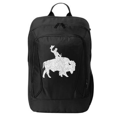 Distressed Guy On A Buffalo City Backpack