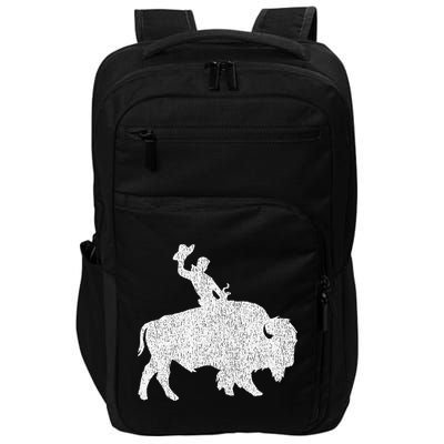 Distressed Guy On A Buffalo Impact Tech Backpack