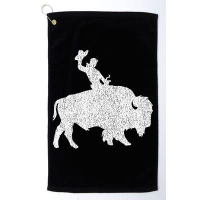 Distressed Guy On A Buffalo Golf Towel