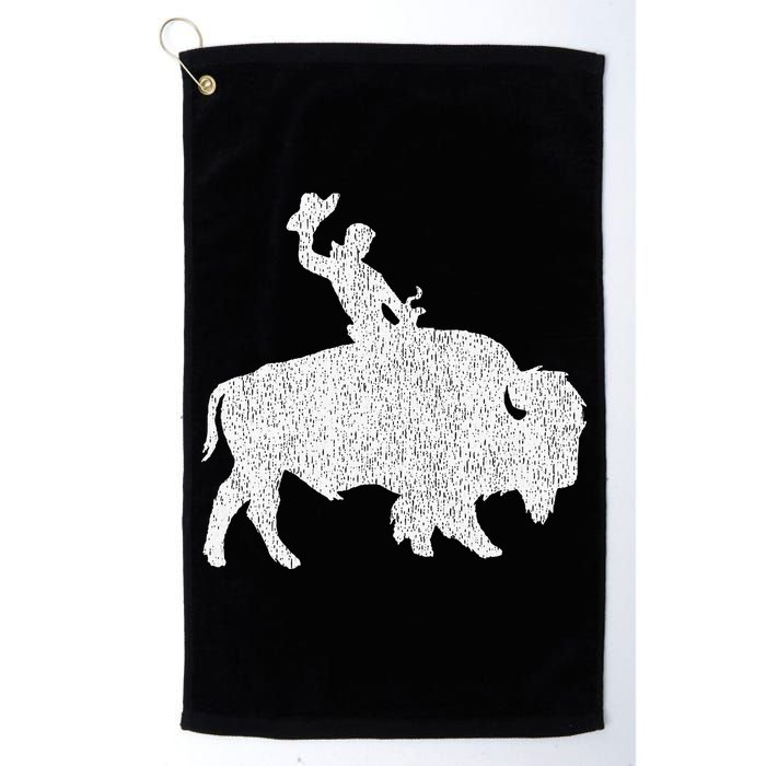 Distressed Guy On A Buffalo Golf Towel