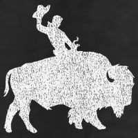 Distressed Guy On A Buffalo Golf Towel