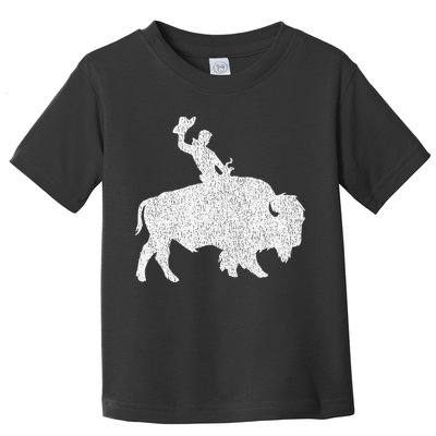 Distressed Guy On A Buffalo Toddler T-Shirt