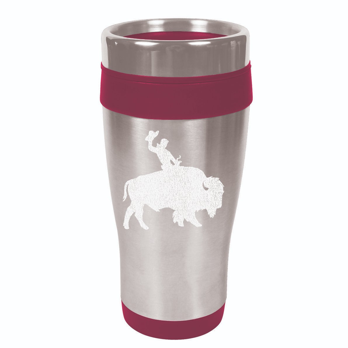 Distressed Guy On A Buffalo 16oz Travel Tumbler