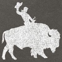 Distressed Guy On A Buffalo Cotton Canvas Backpack