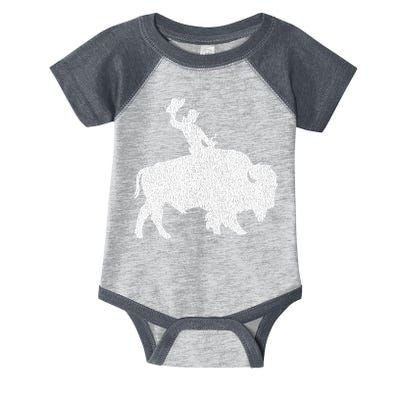 Distressed Guy On A Buffalo Infant Baby Jersey Bodysuit