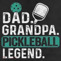 Dad Grandpa Pickleball Legend Player Funny Pickle Ball Cool Comfort Performance Bucket Hat