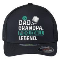 Dad Grandpa Pickleball Legend Player Funny Pickle Ball Flexfit Unipanel Trucker Cap