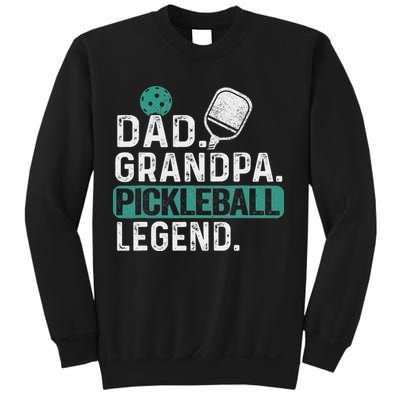 Dad Grandpa Pickleball Legend Player Funny Pickle Ball Sweatshirt
