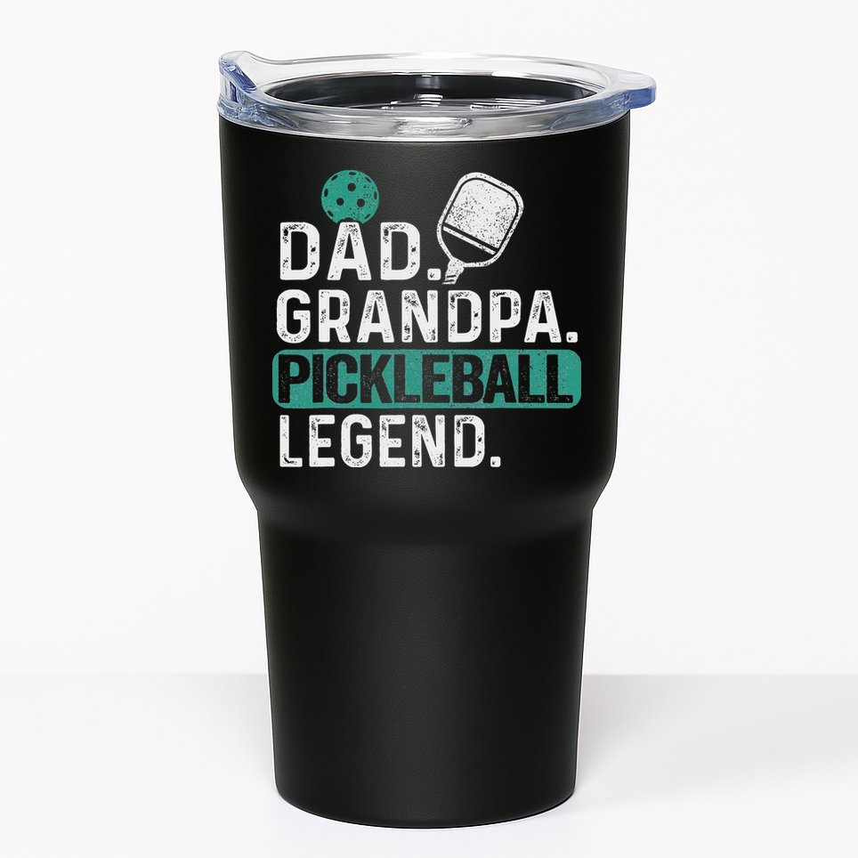Dad Grandpa Pickleball Legend Player Funny Pickle Ball Tumbler