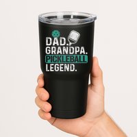Dad Grandpa Pickleball Legend Player Funny Pickle Ball Tumbler