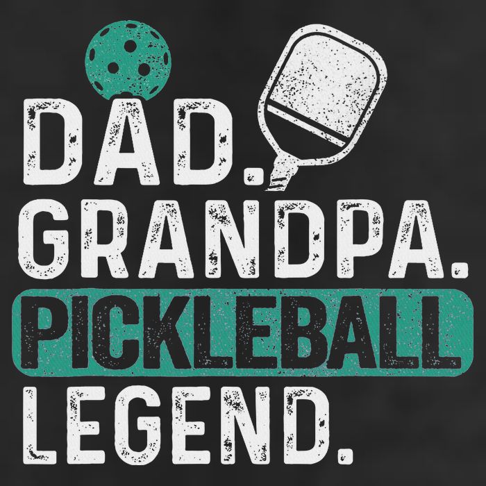 Dad Grandpa Pickleball Legend Player Funny Pickle Ball 25L Jumbo Tote