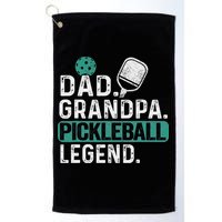 Dad Grandpa Pickleball Legend Player Funny Pickle Ball Golf Towel