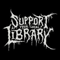 Death Gothic Print Support Your Local Library Style Lovers Daily Commute Backpack