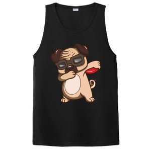 Disc Golf Pug Dog Gift Funny Disc Golfing Funny Gift Gift PosiCharge Competitor Tank