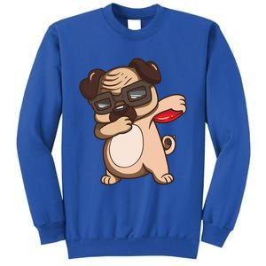 Disc Golf Pug Dog Gift Funny Disc Golfing Funny Gift Gift Sweatshirt