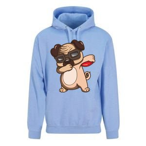 Disc Golf Pug Dog Gift Funny Disc Golfing Funny Gift Gift Unisex Surf Hoodie