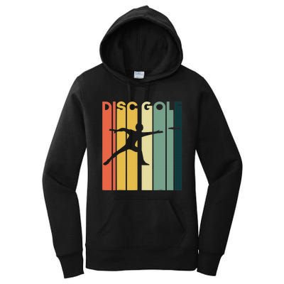 Disc Golf  Player Silhouette Sport Gift Women's Pullover Hoodie